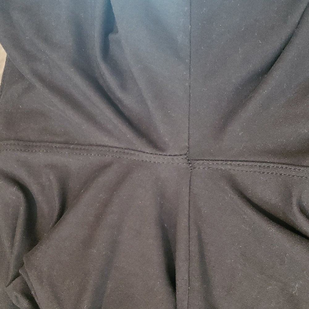 MalvinA black capri leggings One Size fits most EUC - Picture 5 of 6